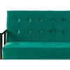 Beliani Išskleidžiama 3 vietų sofa MARSTAL, veliūras, smaragdinė