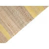 Beliani Kilimas TALPUR geltonas 160 x 230 cm džiutas