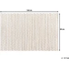 Beliani Kilimas TUNCELI smėlio spalvos 80 x 150 cm medvilninis