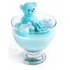 Beliani Mondex Žvakė puodelyje TEDDY BEAR vaškas 11x14cm turkis