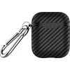 Beline AirPods Carbon Dėklas Apple Air Pods 1/2 juodos spalvos