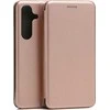 Beline dėklas Book Magnetic Samsung S24 Plus S926 rožinio aukso spalvos