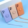 Beline Dėklas Silicone Ring Apple iPhone 12 Pro Max žalias bottle
