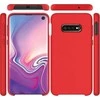 Beline Silikoninis Samsung Galaxy S21 Ultra dėklas telefonui raudonos spalvos