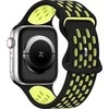 Beline apyrankė Apple Watch New Sport silikoninė 38/40/41mm juodos ir geltonos spalvos box