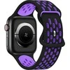 Beline apyrankė Apple Watch New Sport silikoninė 38/40/41mm juodos ir violetinės spalvos box