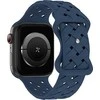 Beline Apple Watch Silicone Woven apyrankė38/40/41mm mėlynas/deep mėlynas box