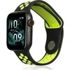 Beline apyrankė Apple Watch Sport silikoninė 38/40/41mm juodos ir laimo spalvos