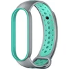 Beline apyrankė Design Mi Band 7/6/5 pilkos ir žalios spalvos