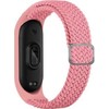 Beline apyrankė Mi Band 7/6/5 Textile rožinės spalvos