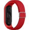 Beline apyrankė Mi Band 7/6/5 Textile raudonos spalvos