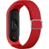 Beline apyrankė Mi Band 7/6/5 Textile raudonos spalvos