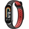Beline Mi Band 10/9/8 design apyrankė juodos spalvos-red