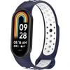 Beline Mi Band 10/9/8 design apyrankė mėlynas-baltos spalvos