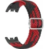 Beline Mi Band 10/9/8 Nylon apyrankė juodos spalvos-Raudona