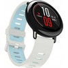 Beline apyrankė Watch 20mm Double Color silikoninė baltos ir mėlynos spalvos box