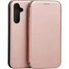 Beline dėklas Book Magnetic Samsung M35 rožinio aukso spalvos