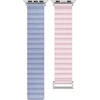 Beline apyrankė Apple Watch Magnetic Pro 42/44/45/49mm rožinės ir žydros spalvos box