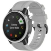 Dirželis Beline Silicone do Garmin Fenix 8/Fenix 7S/Fenix 6S/Fenix 5S/mk3/mk3i/Instinct 2S pilka
