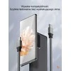 Beline kabelis 65W USB-C/USB-C 1m baltos spalvos BLNCWC03