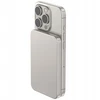Beline Mini Powerbank Cellline MagSafe 5000mAh Qi2 15W CL-MBP-02 pilkos spalvos / titano Magnetinis belaidis mini įkroviklis