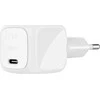 Belkin USB-C PD 30W, mažas, baltas