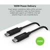 Kabelis USB Belkin USB-C - USB-C 1 m Juodas (INZ003bt1MBK)