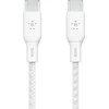 BELKIN BRAIDED USB-C/USB-C/KABELIS PALAIKIA GREITĄ ĮKROVIMĄ