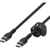 Belkin CAB011bt2MBK BOOST CHARGE™ USB-C į USB-C 2.0 silikoninis pintas 2m juodas