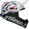 Bell BELL SUPER DH viso veido šalmas Šalmo dydis: S(52-56cm), Pasirinkite spalvą: Fasthouse Matte Gloss Juodas Baltas
