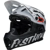Bell BELL SUPER DH viso veido šalmas Šalmo dydis: M(55-59 cm), Pasirinkite spalvą: Matinė Juoda Balta