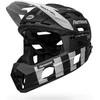 Bell Helm pilnas veidas BELL SUPER AIR RMPS SPHERIAL matinis juoda balta židinio roz. M (55-59 cm) (NEW)