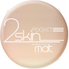 Bell „2 Skin“ kišeninė matinio efekto pudra Nr. 042 Presuota 9 g