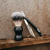 Benecos nõberu Shaving Sintetinių šerių skutimosi šepetėlis, 1vnt