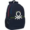 Benetton Mokyklinė kuprinė Benetton Sixties Granatowy (32 x 44 x 16 cm)