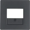 Berker Q.1 / Q.3 Centrinio elemento garsiakalbio lizdas antracitas Velvet 10336086