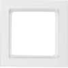 Hager Polo 10116099 Berker Q.3 Vieno rėmo horizontalus/vertikalus baltas aksomas 10116099