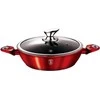 WOK CASSER GRANITE 32CM 4,9L BERLINGER HAUS METALLIC LINE BURGUNDY BH-1264-N