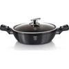 Keptuvė su dangčiu Berlinger Haus Carbon Metallic Pro Line 32cm