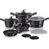 Puodų rinkinys 13 dalių BERLINGER HAUS BH/6886 Metallic Line Carbon Pro Edition
