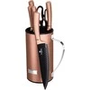 PEILIŲ RINKINYS STOVĖJE 7 ELEMENTAI BERLINGER HAUS ROSE GOLD BH-2583