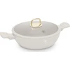 Berlinger Haus PŁASKI Puodas TYTANOWY Z POKRYWĄ 30cm BERLINGER HAUS BH-8069 SAHARA