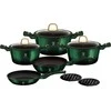Puodų komplektas (10 dalių) Berlinger Haus Emerald Collection BH/6065