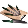 PEILIŲ RINKINYS SU SĖDYNĖMIS 6 dalių BERLINGER HAUS EMERALD LINE BH-2706