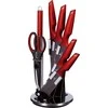 Berlinger Haus Peilių rinkinys (8 dalių) Metallic Line Burgundy Edition | BH/2686