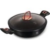 WOK PUODAS GRANITAS 4.4L 30CM BERLINGER HAUS Juodas ROSE BH-7112