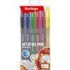 Berlingo, Rinkinys geliniai rašikliai, spalva, 6 vnt, 0,5 mm, Triangle gelis