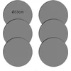 Bertoni 6D apvalaus stalo kilimėlių rinkinys - LOOK