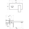 Potinkinis praustuvo maišytuvas Besco Modern / Varium, Chrome