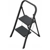 Hailo Folding step bench K44 StandardLine / steel / 2 steps, safety handle / juodas